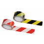 Tape de signalisation PVC noir et jaune - 50 mm x 33 m