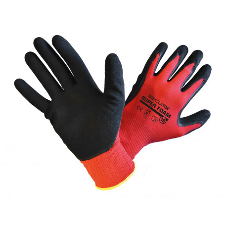 Gants de sécurité - nitrile/nylon - SUPER FOAM / 9