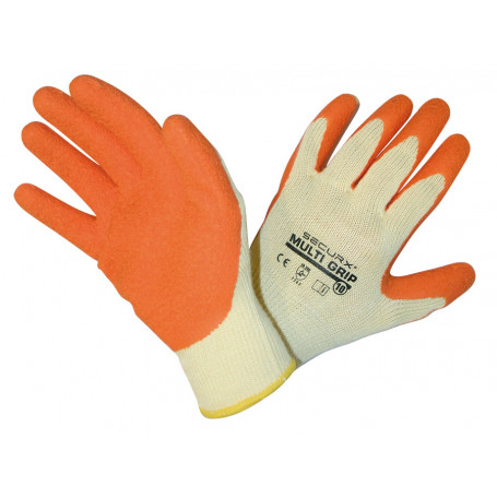 Gants de sécurité - latex/cotton-polyester - MULTI GRIP / 11