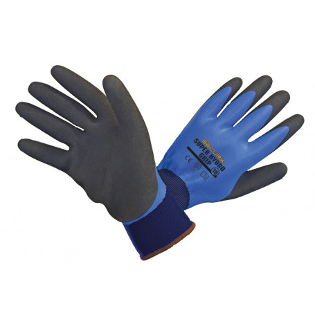 Gants de sécurité - latex/polyester - SUPER HYDRO GRIP / 9