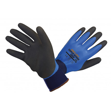 Gants de sécurité - latex/polyester - SUPER HYDRO GRIP / 10