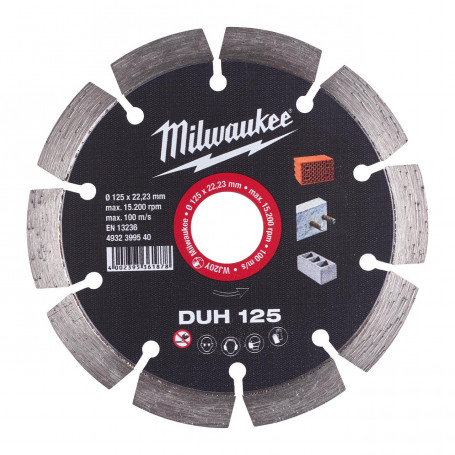 Disques Diamant DUH - DUH 125 mm - 1 pc