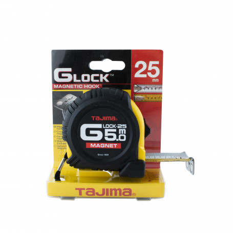 Mètre ruban G-LOCK magnétique 5 m x 25 mm