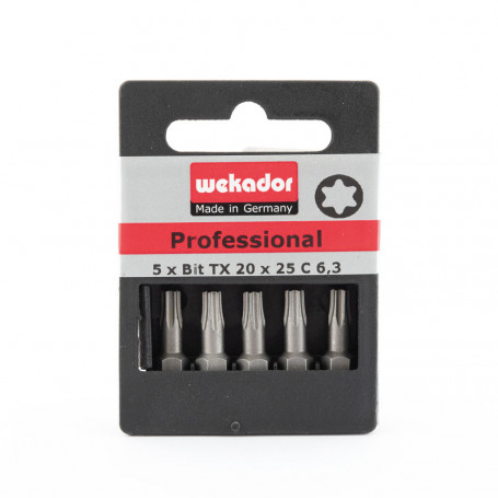 Set de 5 embouts "Top Five" - Professional - TX 20 - 25 mm - prix par set