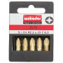 Set de 5 embouts "Top Five" - ZrN-Torsion - PZ1 - 25 mm - prix par set