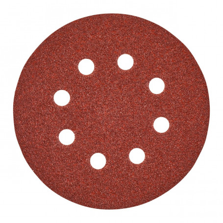 Disques abrasives pour Ponceuse orbitale ø 125 mm - 8 trous - 125 mm H and L GR 40 - 5 pcs