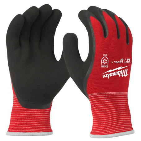 Gants d'Hiver Anti Coupure Niveau 1 - Winter Gloves Cut Level 1 -M/8 -1pc