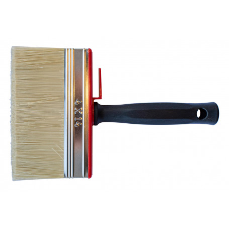 Brosse latex 40 x 140 mm, pure soie courte, blanche