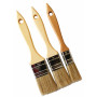 Lot de 3 pinceaux plats 20-30-40, manche bois