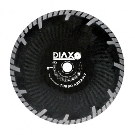 Disque diamanté TURBO ABRASIV - 115 x 22,2 mm - Pro Construction