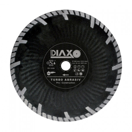 Disque diamanté TURBO ABRASIV - 125 x 22,2 mm - Pro Construction