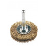 Brosse disque F-21 Ø 30/0,20/ tige 6 mm, acier laitonné, vrac