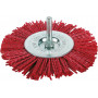 Brosse disque fil Nylon FBE Ø 75 mm, tige 6 mm / blister pack