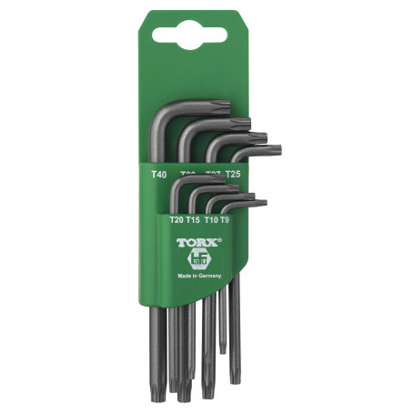 Clés six-pans mâles en set - TORX® - 8 pcs (EX BG 021040)