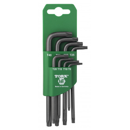 Clés six-pans mâles en set - TORX® R - 8 pcs (EX BG 022040)