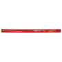 Crayon de menuisier "PRO 101", forme ovale, laqué rouge - 24 cm - par pc