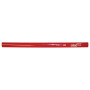 Crayon de menuisier "type 119", forme ovale, laqué rouge - 24 cm - par pc