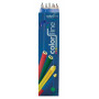 Crayon WET WOOD "PRO 303", forme ovale, laqué bleu - 24 cm - par 10 pcs