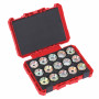 Coffret pour matrices de sertissage  - Crimping die box for M18 HCCT109/42