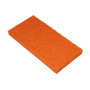 Caoutchouc spongieux orange 280 x 140 x 20 mm